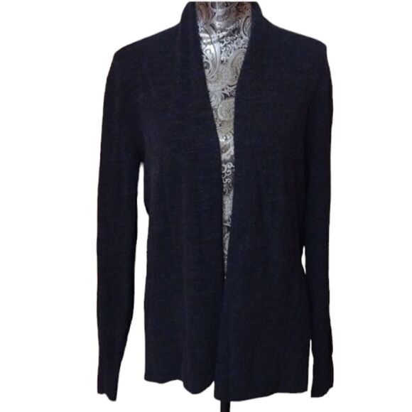 All Saints Cardigan Sweater very dark navy - Picture 1 of 6